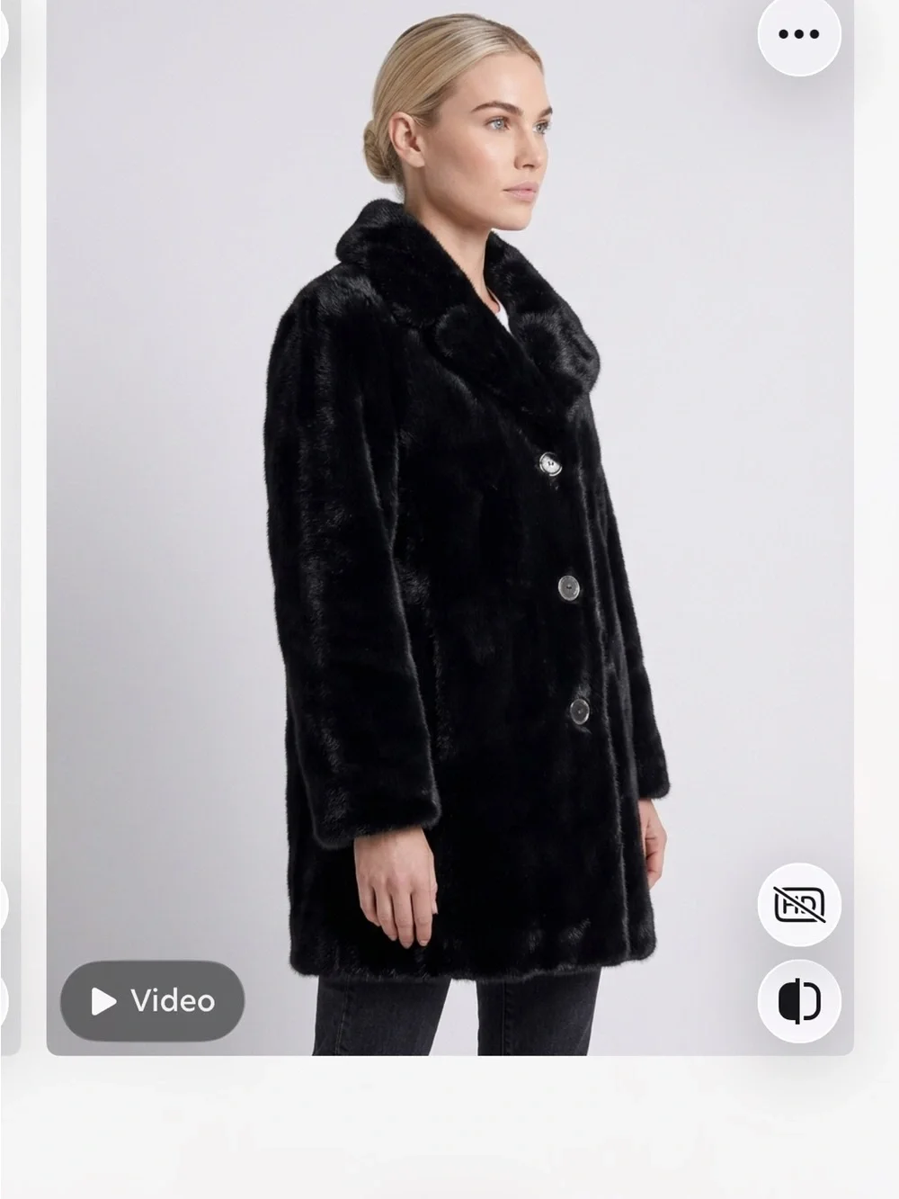 NWT KATE SPADE FAUX FUR JACKET - Women's Classic Button Jacket - Picture 1 of 5
